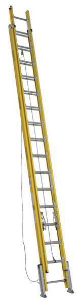 Werner 32 ft Fiberglass Extension Ladder, 375 lb Load Capacity D7132-2LV