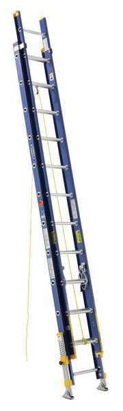 Werner 24 ft Fiberglass Extension Ladder, 300 lb Load Capacity D8224-2EQ