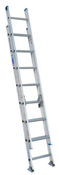 Werner 16 ft Aluminum Extension Ladder, 250 lb Load Capacity D1316-2