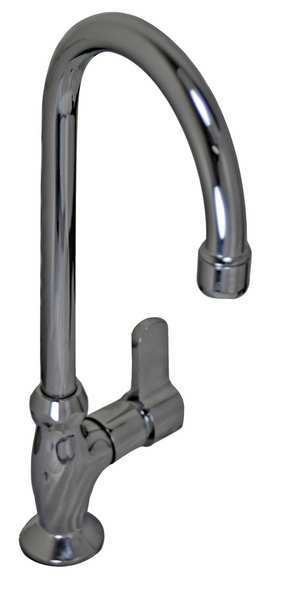 American Standard Manual, Single Hole Only Mount, Commercial 1 Hole Gooseneck Bar Faucet 7100241H.002