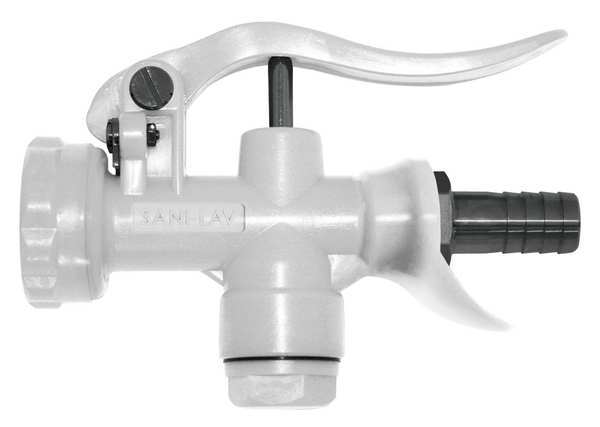 Sani-Lav Pistol Grip Spray Nozzle, 3/4" Female, 100 psi, 12 gpm, White N3W