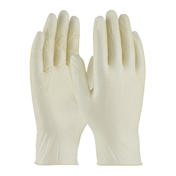 Pip Disposable Gloves, 0.11mm Palm, Non-Latex Synthetic, Powdered, L, Natural 64-346/L