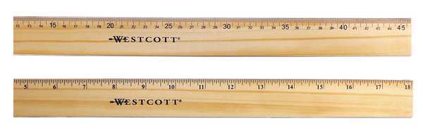 Westcott Ruler, Wood, 18 In 05228