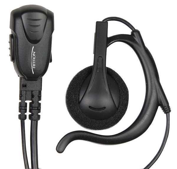 Ritron Earhook Headset, Polycarbonate RHD-14X