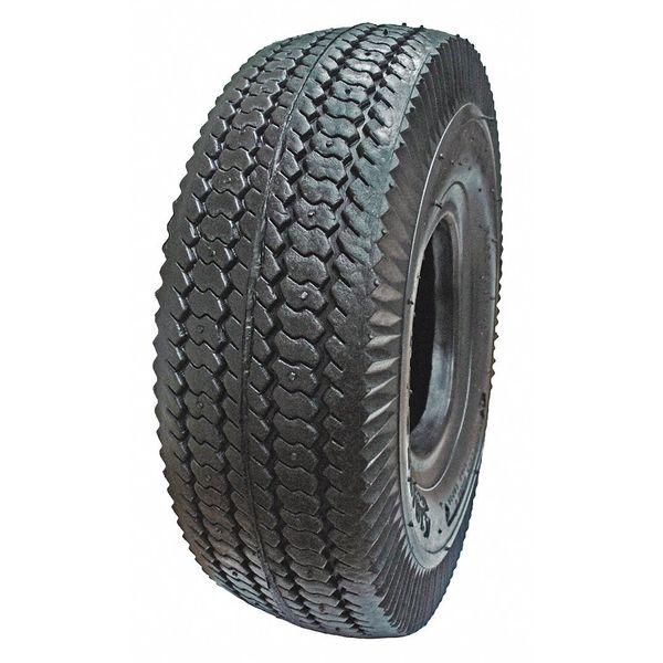 Hi-Run Wheelbarrow Tire, 4.10/3.50-6, 4 Ply CT1012