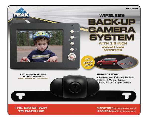 Peak Wireless Quad Camera Back-Up System PKC1RB-07