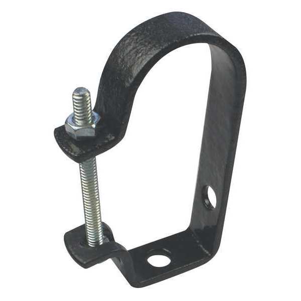 Calbond Pipe Strap, 1-1/4 in., J-Hanger, PVC Coated PV1200B3690-1-1/4