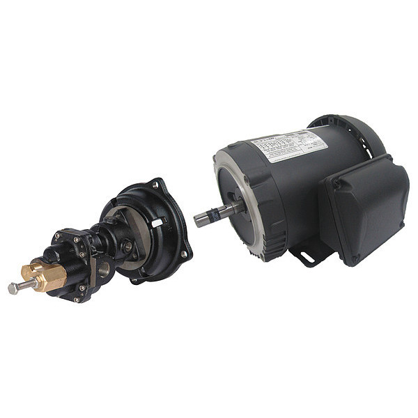 Dayton Rotary Pump, 125psi, Cst Irn, 1-1/2HP 41TK18