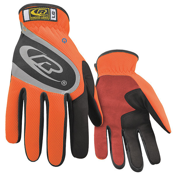 Ringers Gloves Mechanics Gloves, S ( 8 ), Orange 116-08