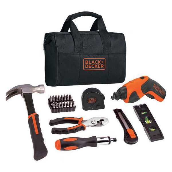 Black & Decker 4V MAX* Lithium Screwdriver and 42 pc Project Kit