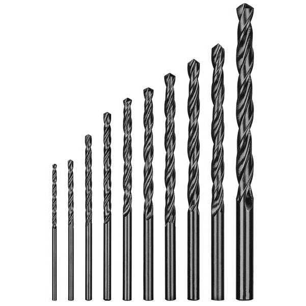 Black & Decker 9 Piece Drill Bit Set With Bit Bar 15560E Metal