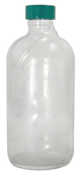 Qorpak Bottle Safety Coated, 16 oz, 28-400, PK12 GLC-02216