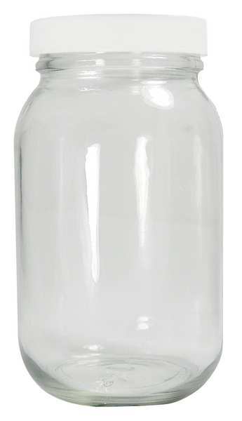 Qorpak Bottle Safety Coated, 8 oz, 70-400, PK24 GLC-05568