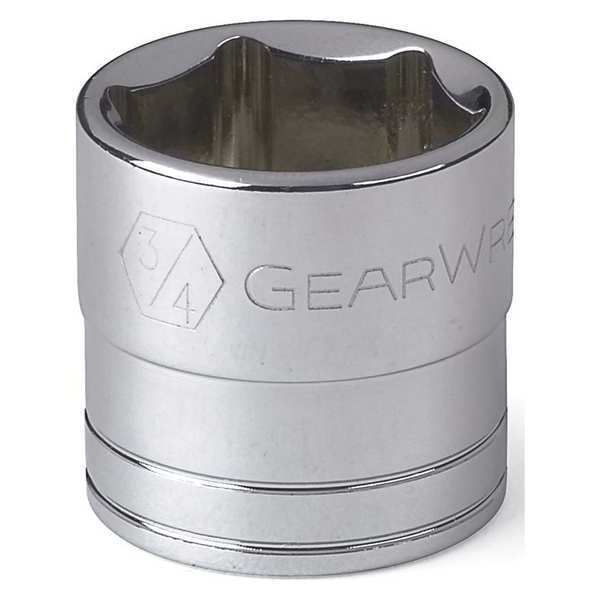 Gearwrench 3/8" Drive 6 Point Standard SAE Socket 3/4" 80358