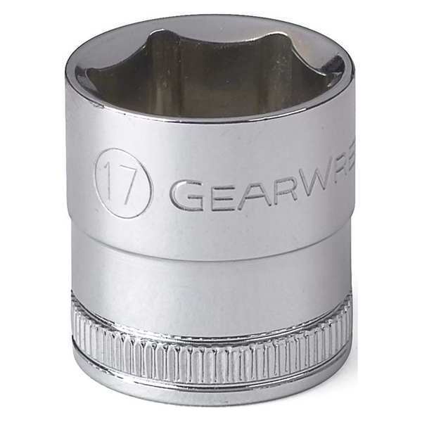 Gearwrench 3/8" Drive 6 Point Standard Metric Socket 17mm 80385