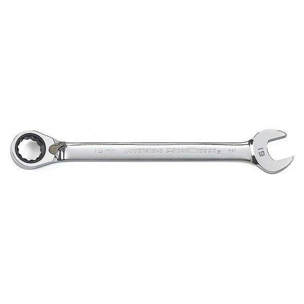 Gearwrench 17mm 12 Point Reversible Ratcheting Combination Wrench 9617N