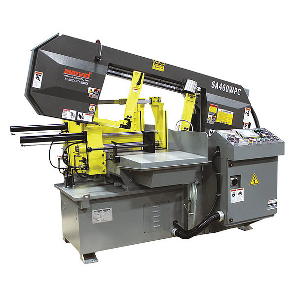 Marvel Band Saw, 15" x 24" Rectangle, 18" Round, 18 in Square, 230V AC V, 5 hp HP SA460WPC