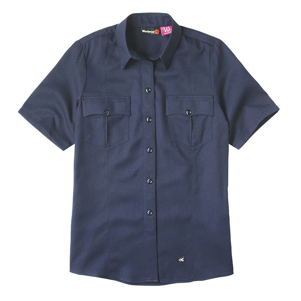Workrite Fire Service FR Women's Uniform Shirt, Navy Blue, XL FSM3NV XL 00