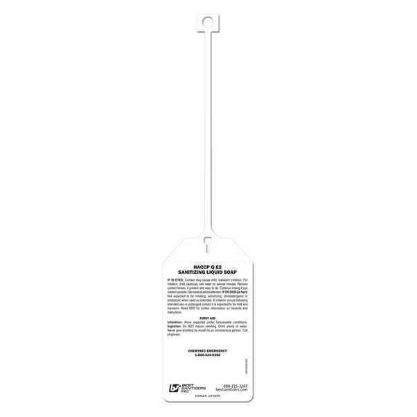 Best Sanitizers Safety Tag, Plastic, First Aid Subject USP20099