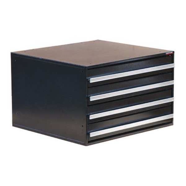 Craftline Modular Drawer Cabinet, Powder Coated, Blk PL-BB-4