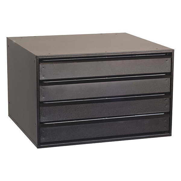 Craftline Modular Drawer Cabinet, Powder Coated, Blk PL-4DBB