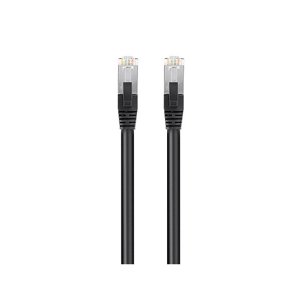 Monoprice Voice and Data Patch Cord, Black, 3 ft L 41033