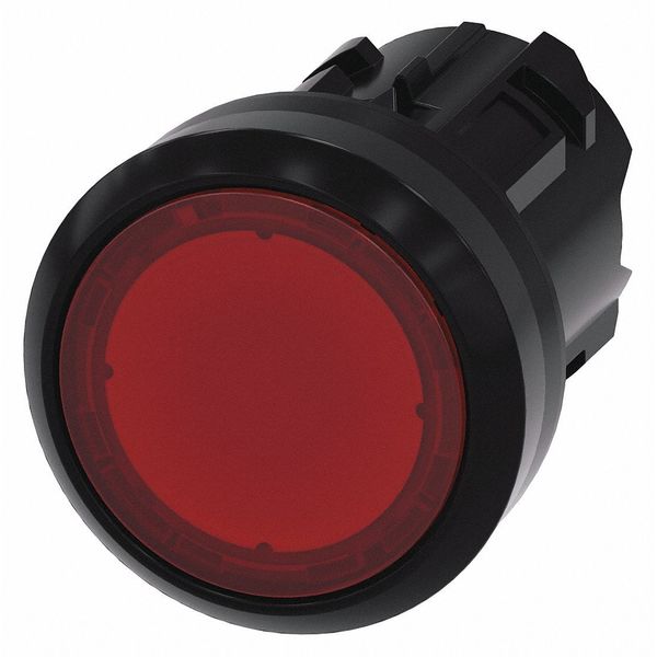 Siemens Illuminated Push Button Operator, 22 mm, Red 3SU1001-0AB20-0AA0