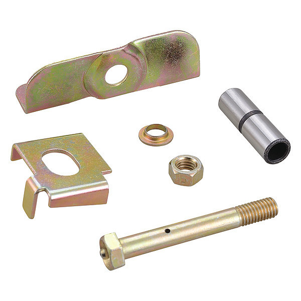 Zoro Select Caster Brake Kit, Yl Zinc Plated, Steel 413X05