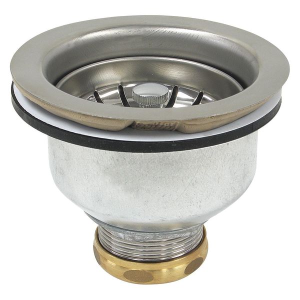 Perfect Putty Sink Strainer, Chrome, 4-1/2" L 59-3190