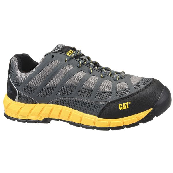 Cat Footwear Athletic Style Work Shoes, 7, M, Gray, PR P90594