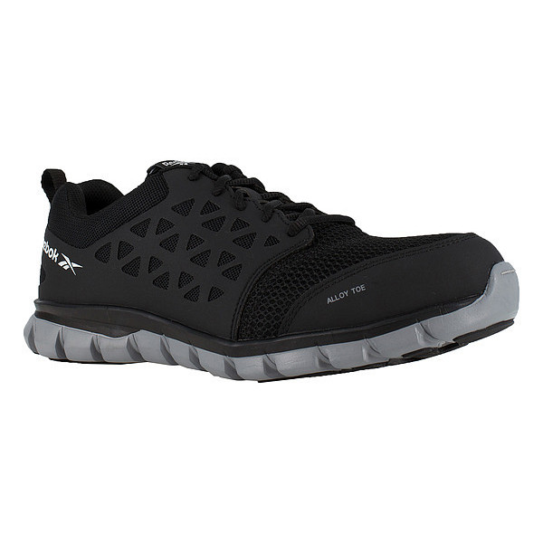 Reebok Work Shoes, 10, M, Black, Composite, Women's, PR RB041