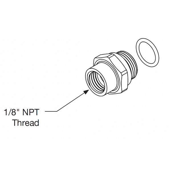 Oval Charging Adapter, SS Material, PK5 LS-S-10560-5