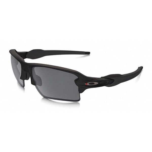 Oakley Safety Glasses, Black Plutonite Lens, Anti-Scratch OO9188-6459