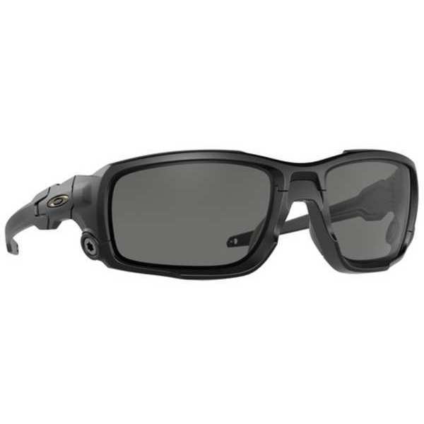 Oakley Si Ballistic Shocktube Sunglasses - Matte Black / Grey