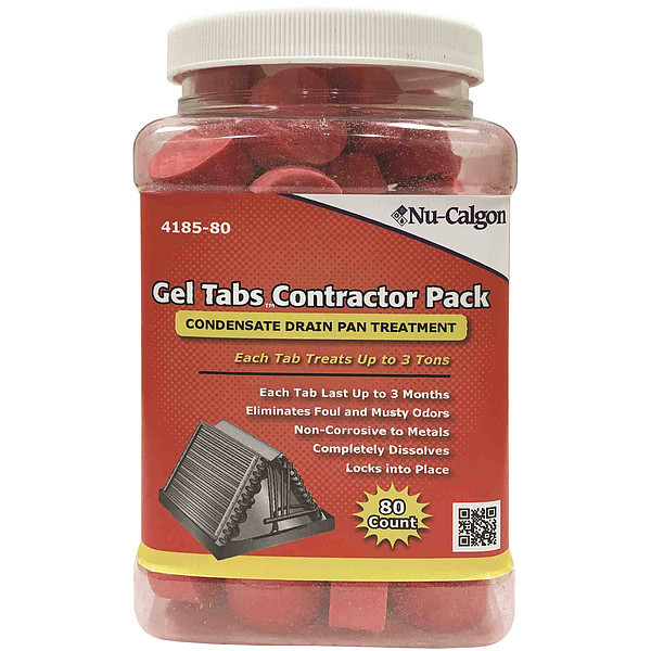 Nu-Calgon Condensate Pan Treatment, Gel Tablet 4185-80