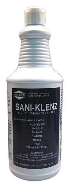 Wechem Sani Klenz Liquid Cleanser, Tub, Mint, 12 PK D550Q