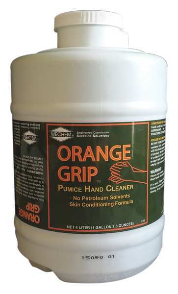 Wechem Orange Grip Pumice Hand Cleaner, PK4 HC404