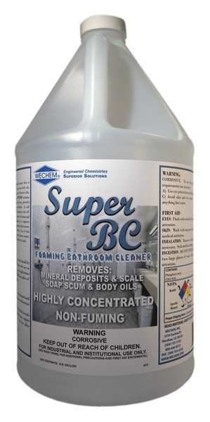 Wechem Super Bc Foaming Bathroom Cleaner, PK4 I1104