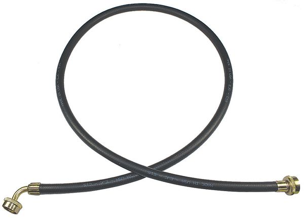 E. James Wash Machine Hose, Female, Elbow, 8ft., PK2 3808FE