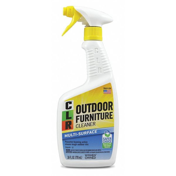 Jelmar CLR Outdoor Furniture Cleaner, 26 oz. Spray, Multi-Surface OF-26