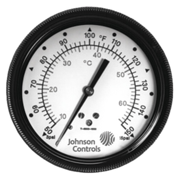 Johnson Controls Thermometer 50 Deg. To 100 Deg., 10/35C T-5502-1001