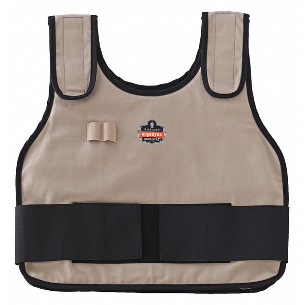 Chill-Its By Ergodyne Cooling Vest with Packs, Khaki, S/M 6230