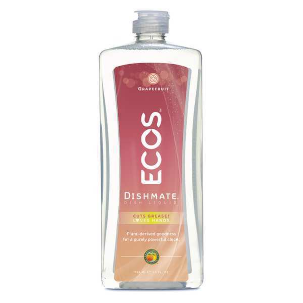 Ecos Dishwashing Liquid, Grapefruit, 25oz., PK6 97226