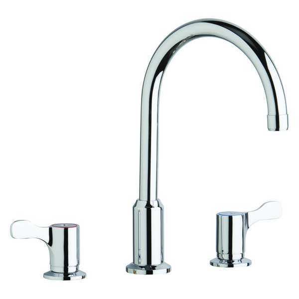 Elkay 8" Mount, Residential / Commercial 3 Hole Concealed Deck Faucet 8" LKD2439C