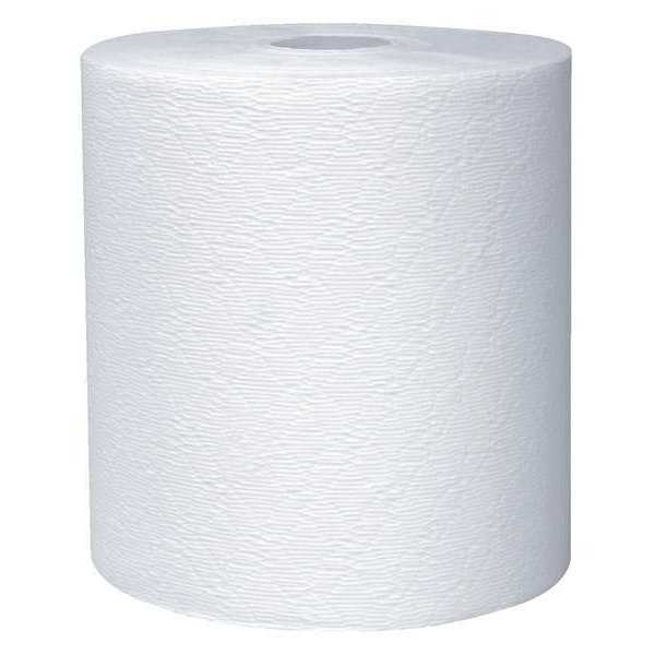 Kimberly-Clark Professional Universal 100% Recycled Fiber Hard Roll Towels, 1.5" Core, White, (800'/Roll, 12 Rolls/Case) 01052