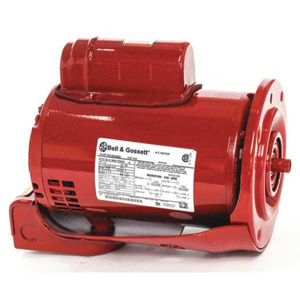 Bell & Gossett Motor, 1/2 HP, 1750 rpm, 1 Phase 169228