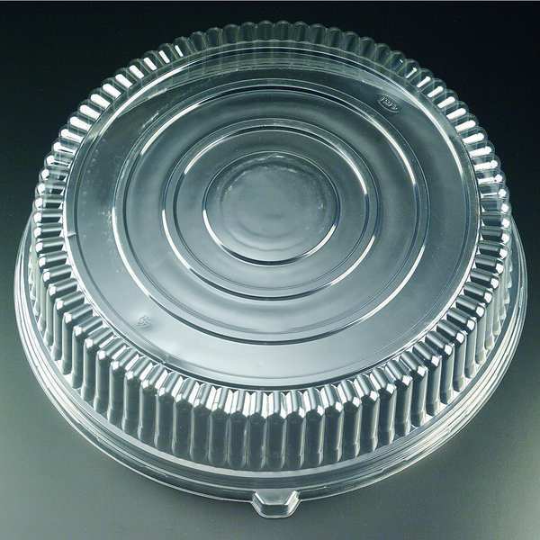 Emi Yoshi Clear Round Plastic Lid 18", PET, Pk25 EMI-380LP