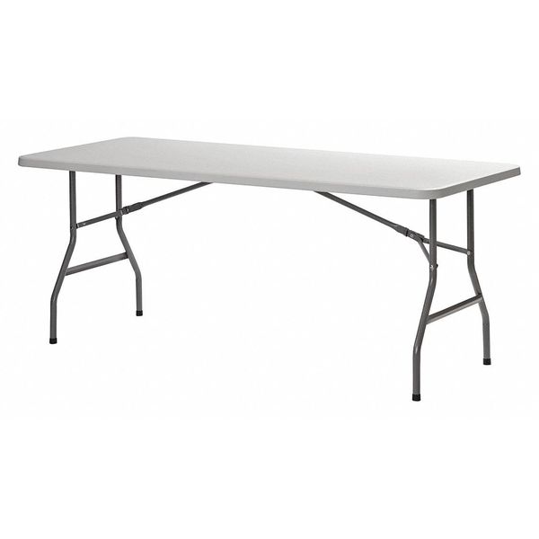 Sandusky Lee Rectangle Folding Table, 72" W, 29" H, White PT7230-WV2