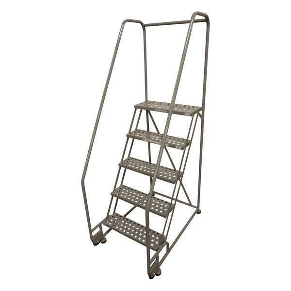 Cotterman 5 Steps, 50" H Steel Tilt and Roll Ladder 5TR18A1E10B8COC1P6