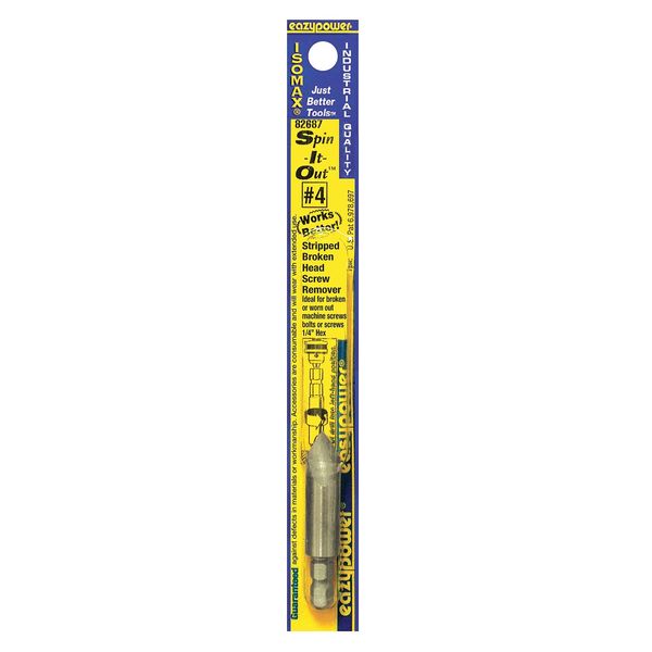 Eazypower Damaged Screw Remover, No.4 Spin It Out 82687